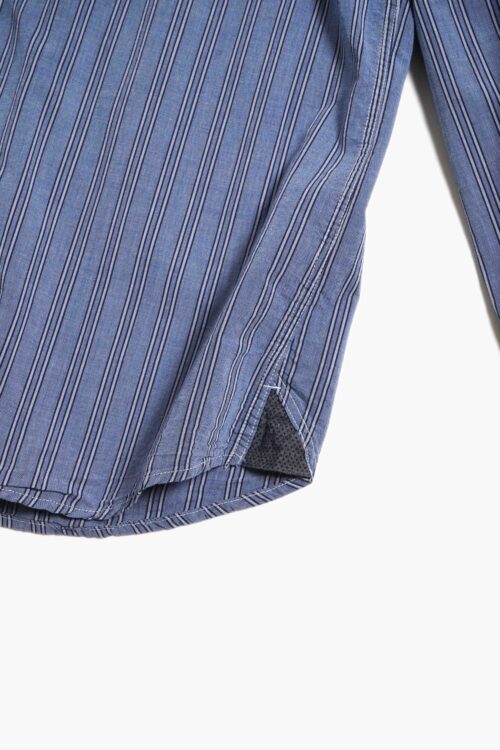 DKNY STRIPE PATTERN L/S SHIRTS COTTON