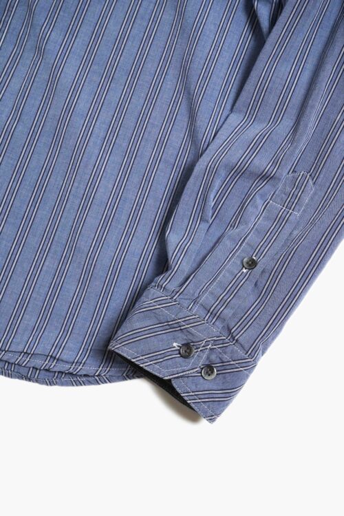 DKNY STRIPE PATTERN L/S SHIRTS COTTON