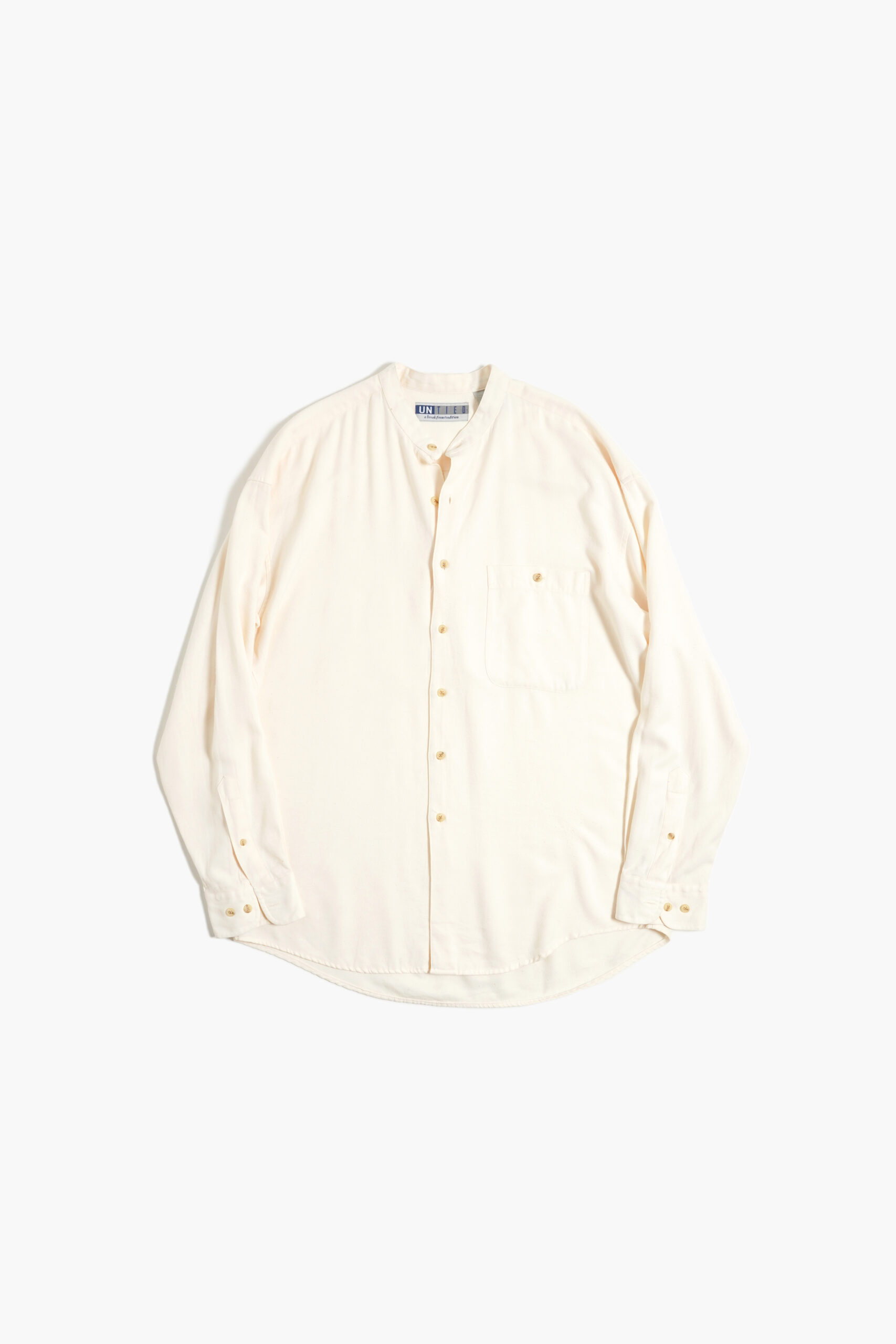 BAND COLLAR L/S SHIRTS RAYON