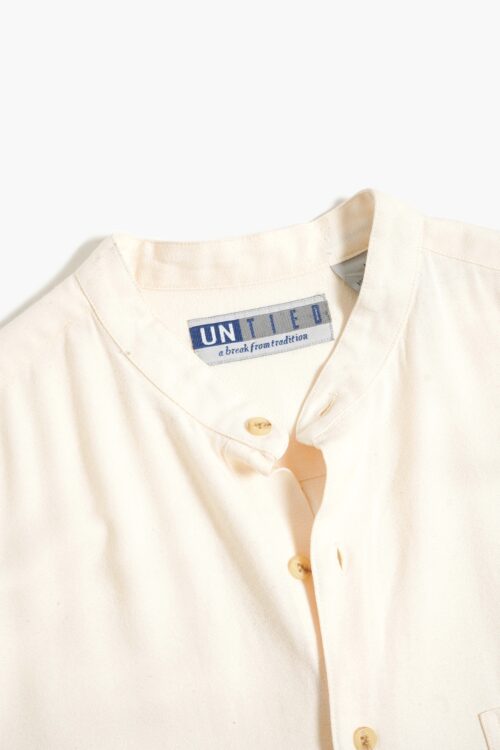 BAND COLLAR L/S SHIRTS RAYON