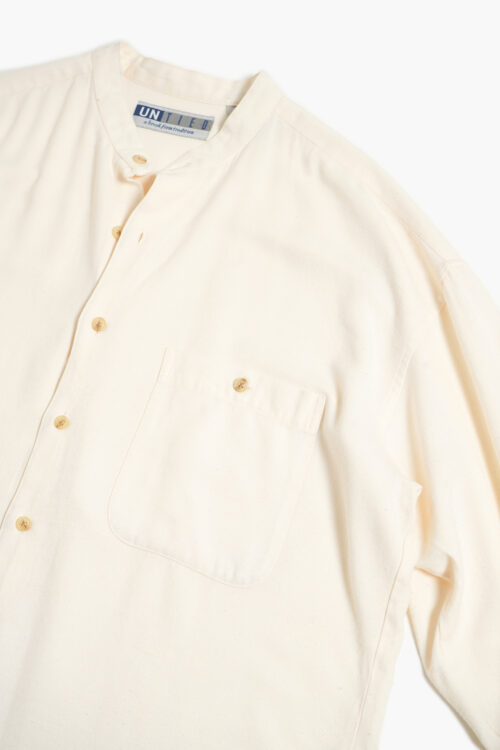 BAND COLLAR L/S SHIRTS RAYON