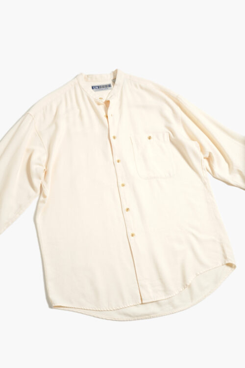 BAND COLLAR L/S SHIRTS RAYON