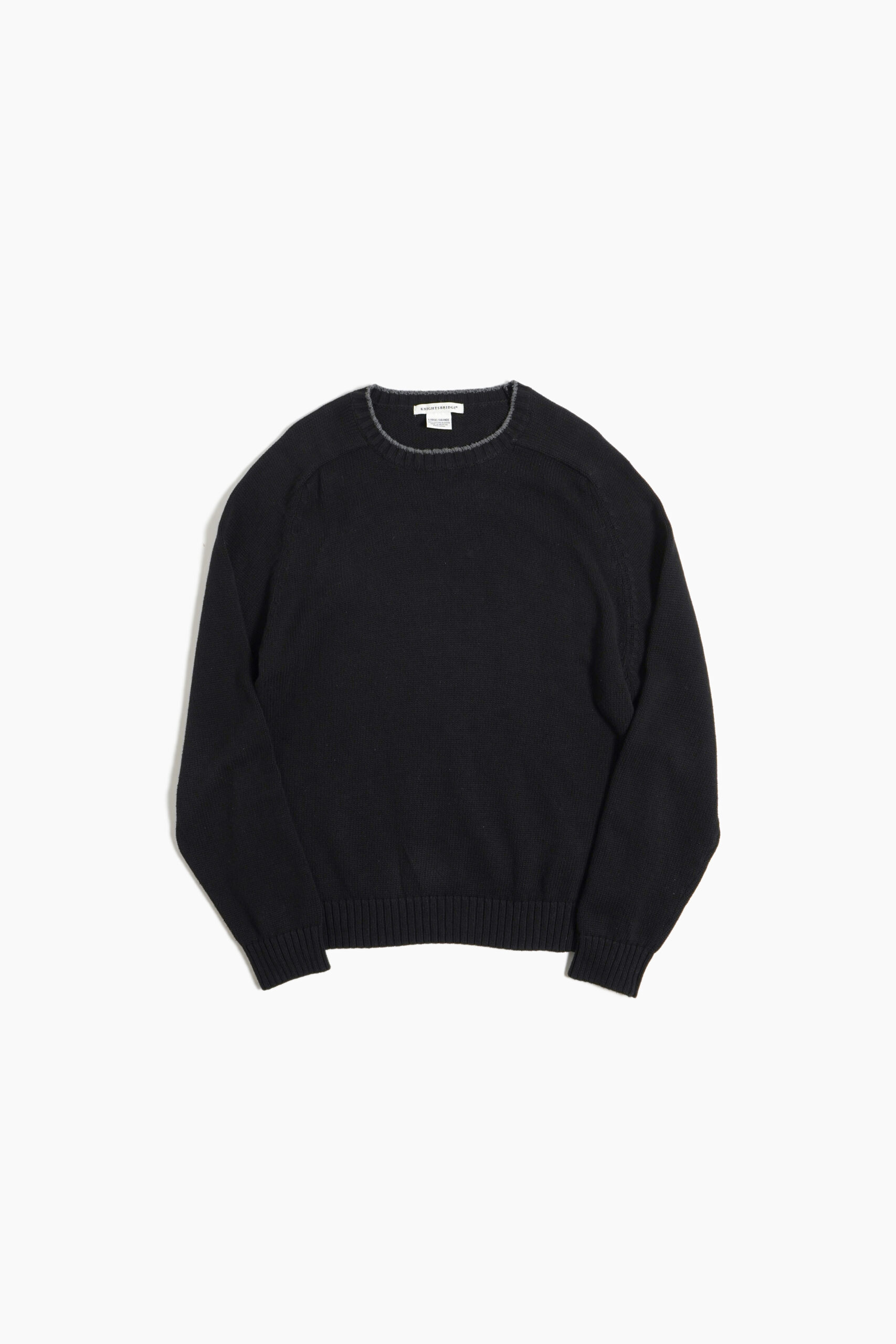NIGHT HAWK COTTON KNIT PULLOVER