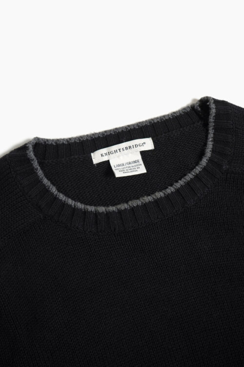 NIGHT HAWK COTTON KNIT PULLOVER