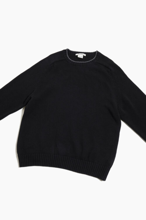 NIGHT HAWK COTTON KNIT PULLOVER
