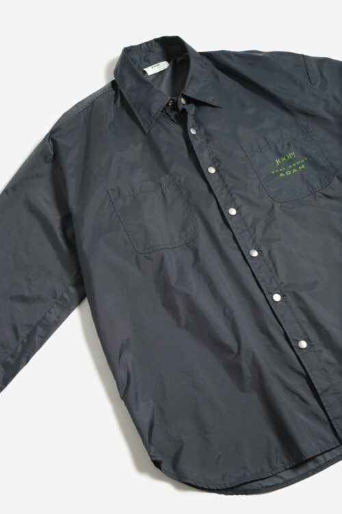 NYLON L/S SHIRTS PRINTED DETAIL