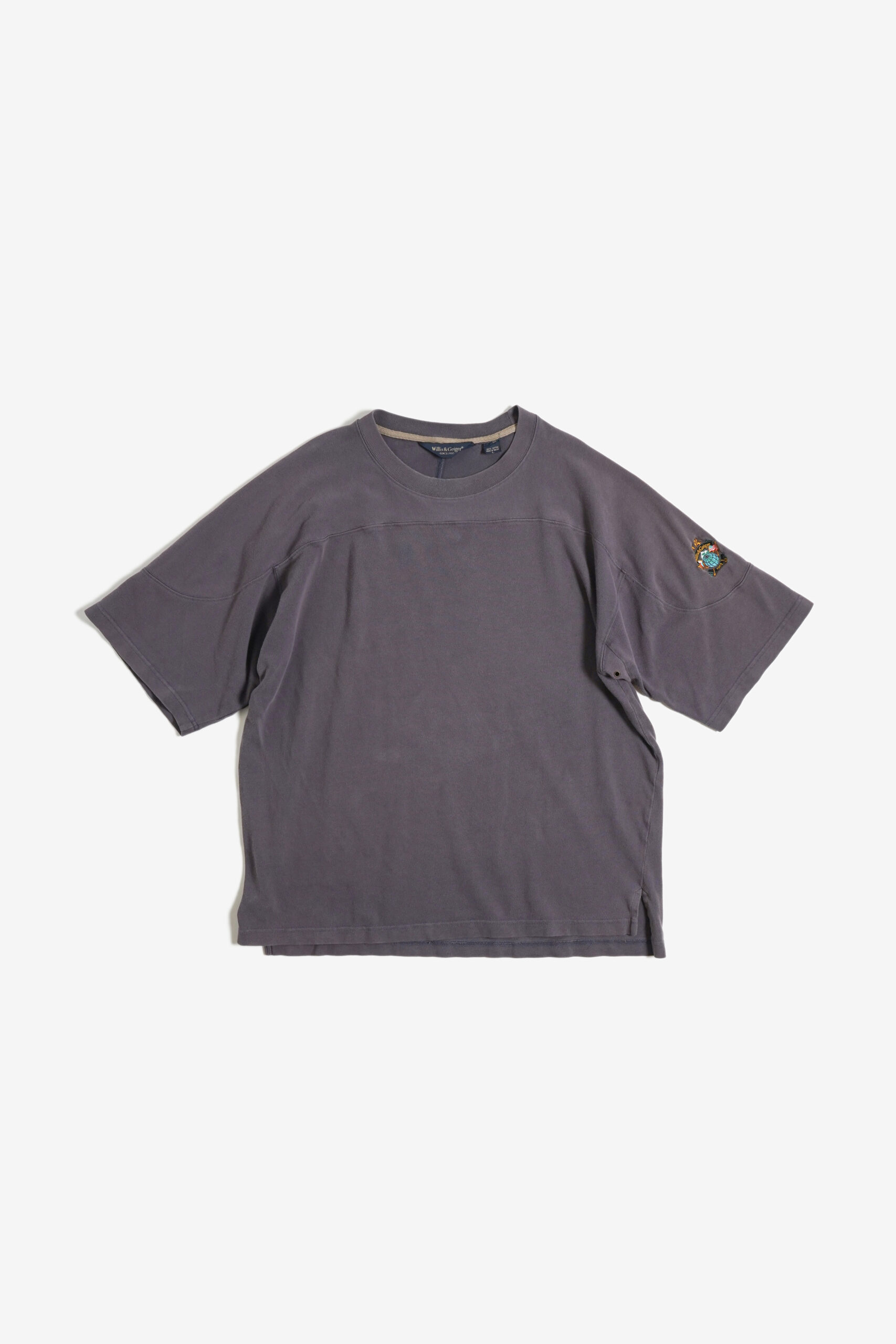 FOOTBALL DESGIN SEWING  CUTSEW FADED