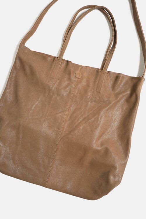 3WAY LARGE TOTE CRACK CAMEL