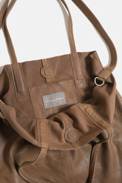 3WAY LARGE TOTE CRACK CAMEL