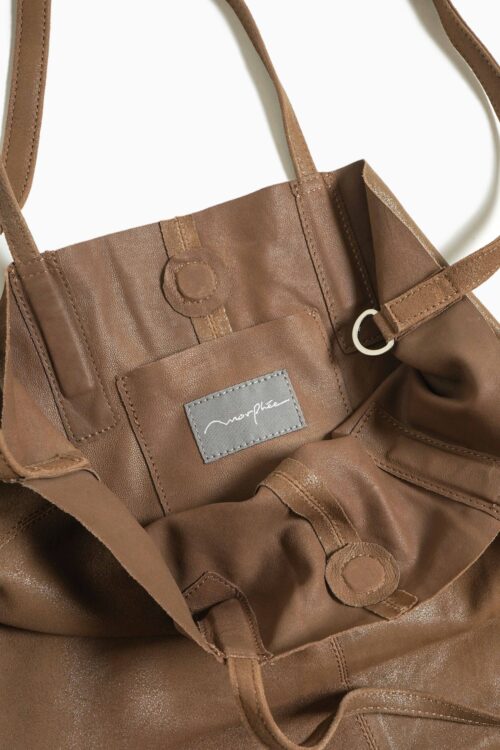 3WAY MEDIUM TOTE CRACK CAMEL