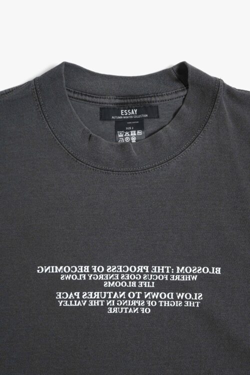 PIGMENT DROP SHOULDER T-SHIRT - BLOSSOM -