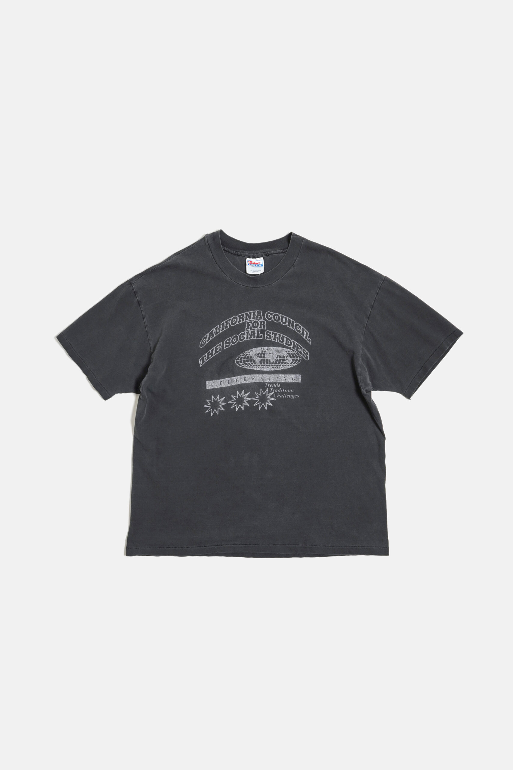 OLD PRINTED FADED BODY TEE MADE IN USA