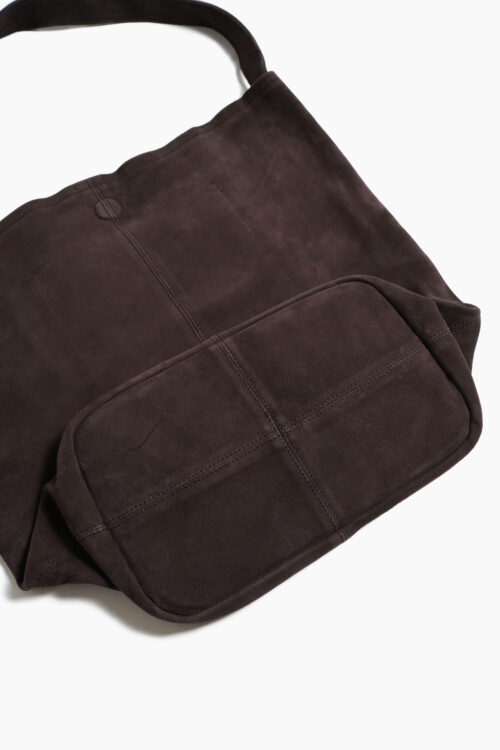 CYLINDER M SUEDE DARK CHOCO