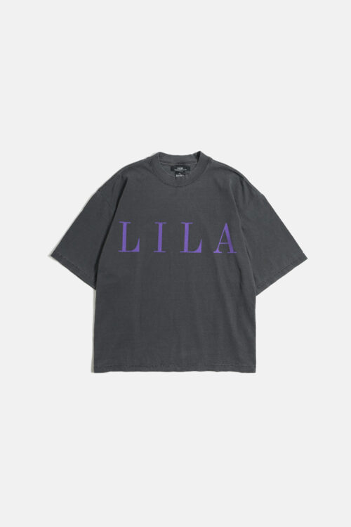 PIGMENT DROP SHOULDER T-SHIRT - LILA -