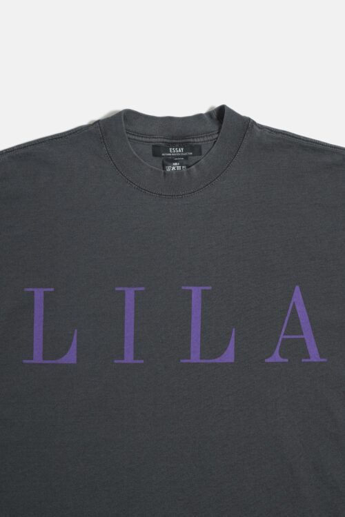 PIGMENT DROP SHOULDER T-SHIRT - LILA -