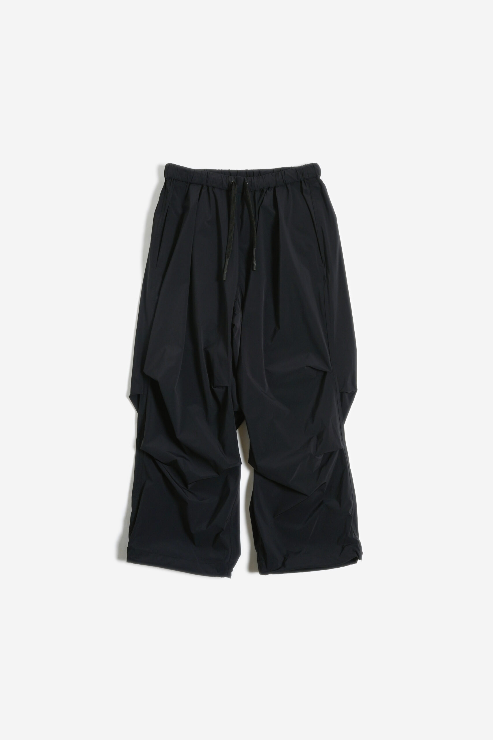 BACK TUCK FLIGHT PANTS _163 BLACK 25AW