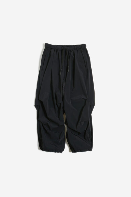 BACK TUCK FLIGHT PANTS _163 BLACK 25AW