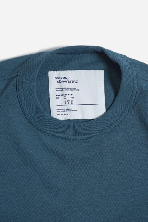 BOX TEE L/S _170 TEAL BLUE 25AW