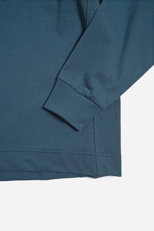 BOX TEE L/S _170 TEAL BLUE 25AW