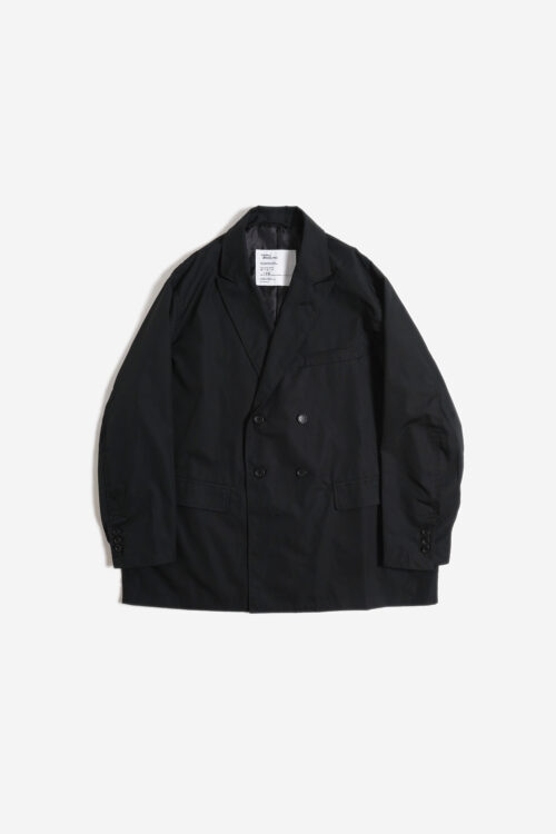 DOUBLE BREASTED JACKET _198 BLACK