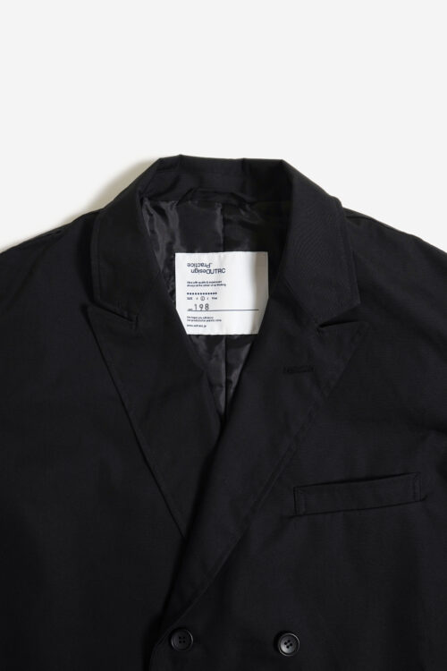 DOUBLE BREASTED JACKET _198 BLACK