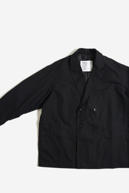 DOUBLE BREASTED JACKET _198 BLACK