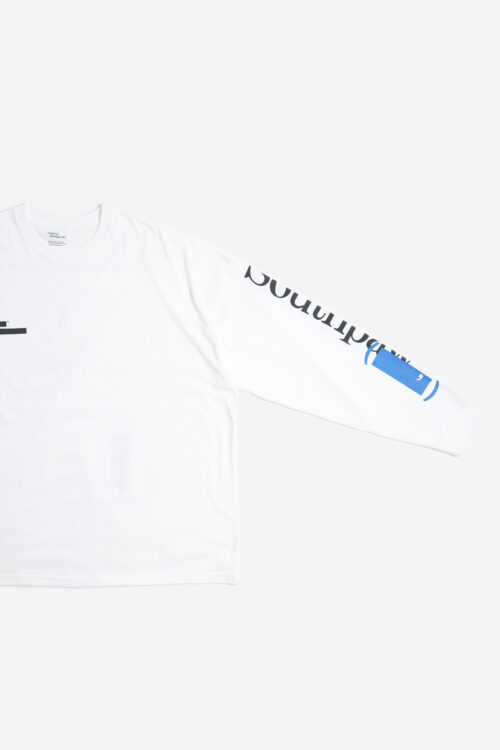 L/S GRAPHIC TEE _211 WHITE
