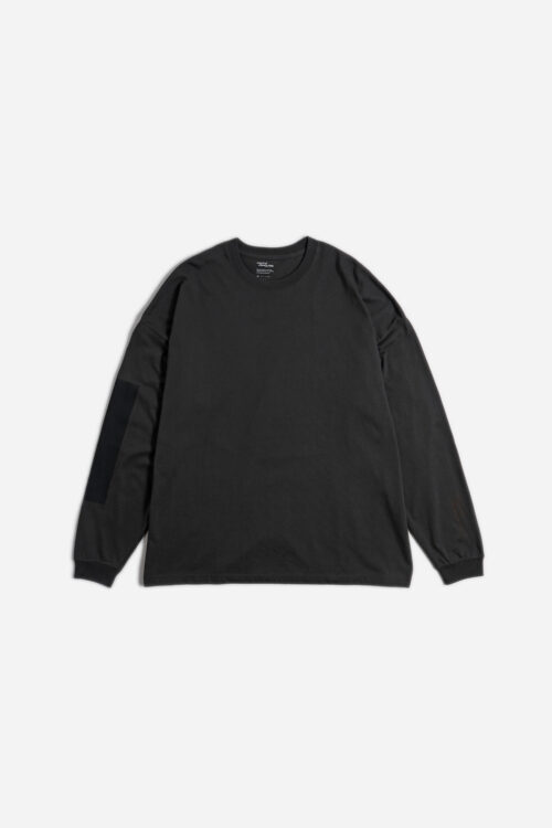 L/S GRAPHIC TEE _214 CHARCOAL