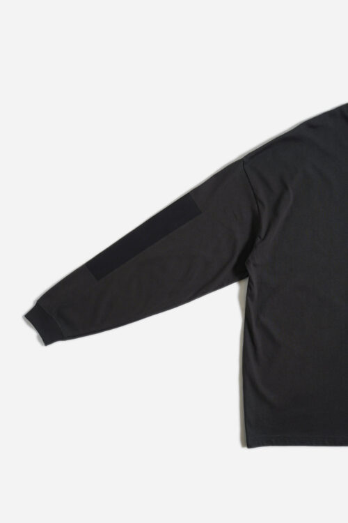 L/S GRAPHIC TEE _214 CHARCOAL