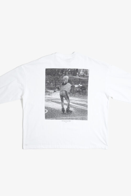 L/S GRAPHIC TEE _215 WHITE