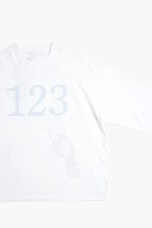 L/S GRAPHIC TEE _216 WHITE