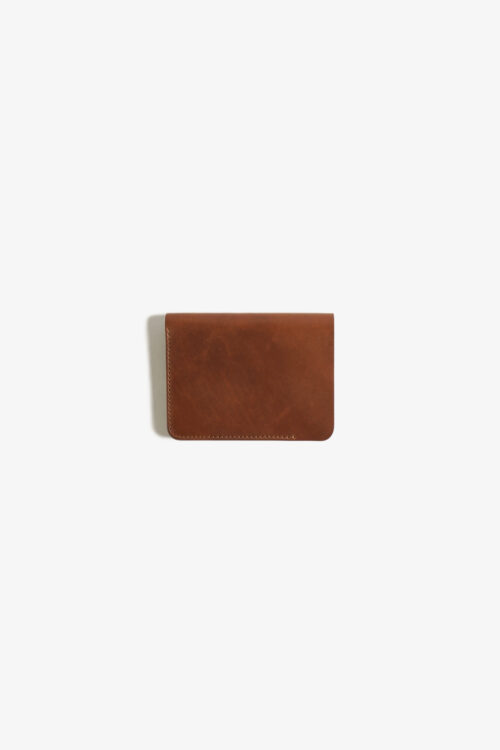 POST WALLET CORDOVAN  CIGAR × BROWN