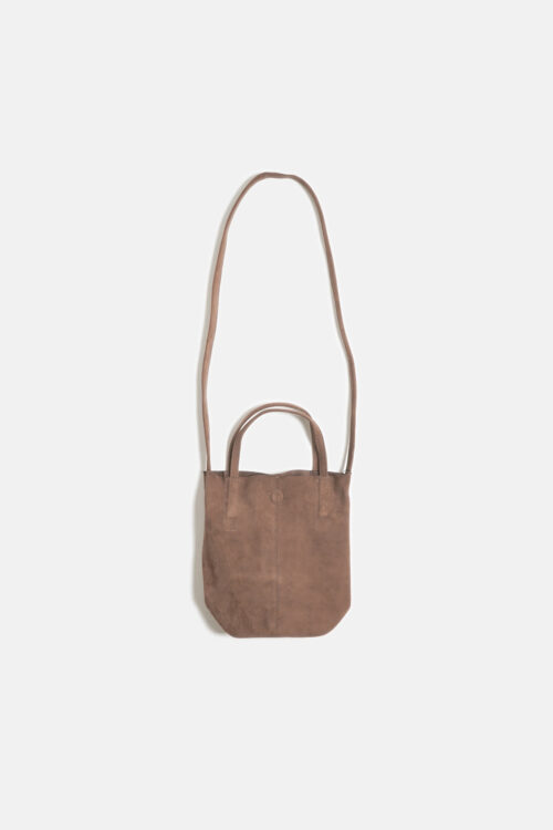 2WAY SMALL TOTE OIL SUEDE ELEPHANT
