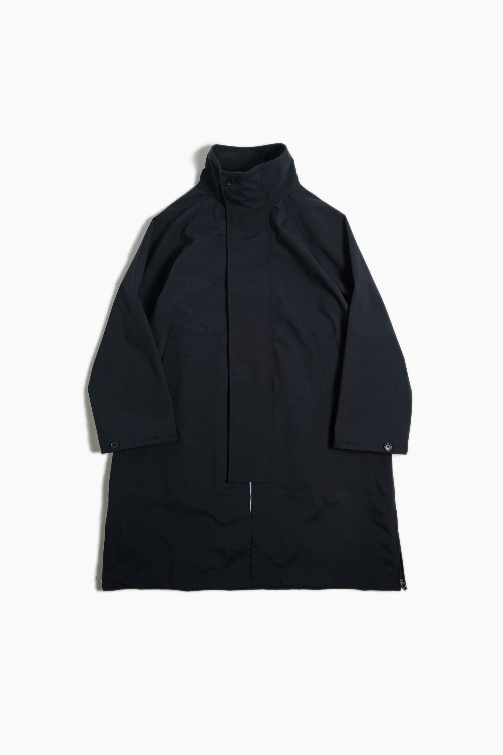 3L STAND COLLAR COAT _185 DARK NAVY