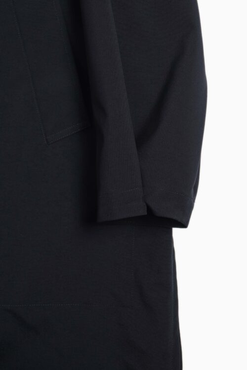 3L STAND COLLAR COAT _185 DARK NAVY