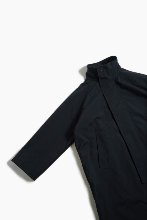 3L STAND COLLAR COAT _185 DARK NAVY