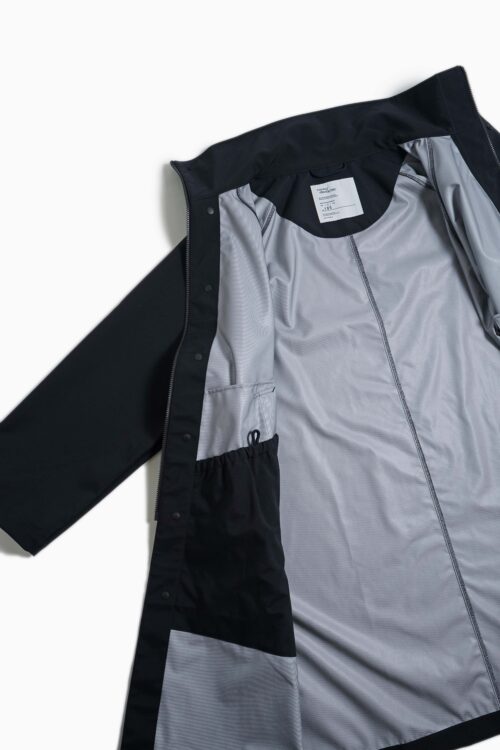3L STAND COLLAR COAT _185 DARK NAVY