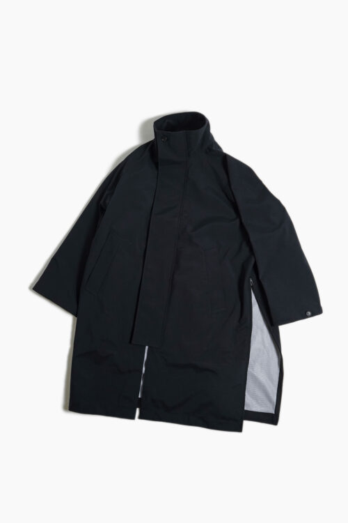 3L STAND COLLAR COAT _185 DARK NAVY