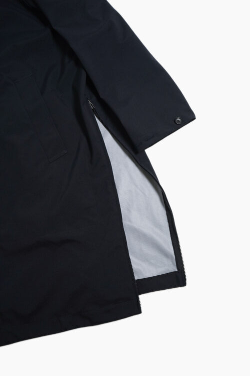 3L STAND COLLAR COAT _185 DARK NAVY