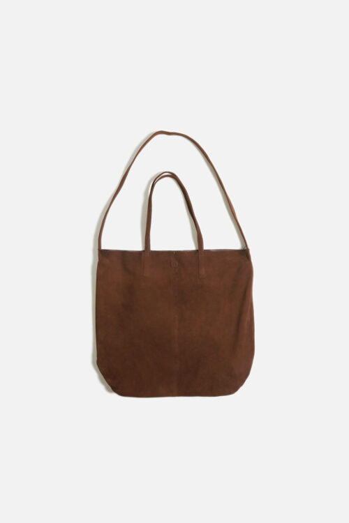 3WAY LARGE TOTE OIL SUEDE COFFEE BROWN