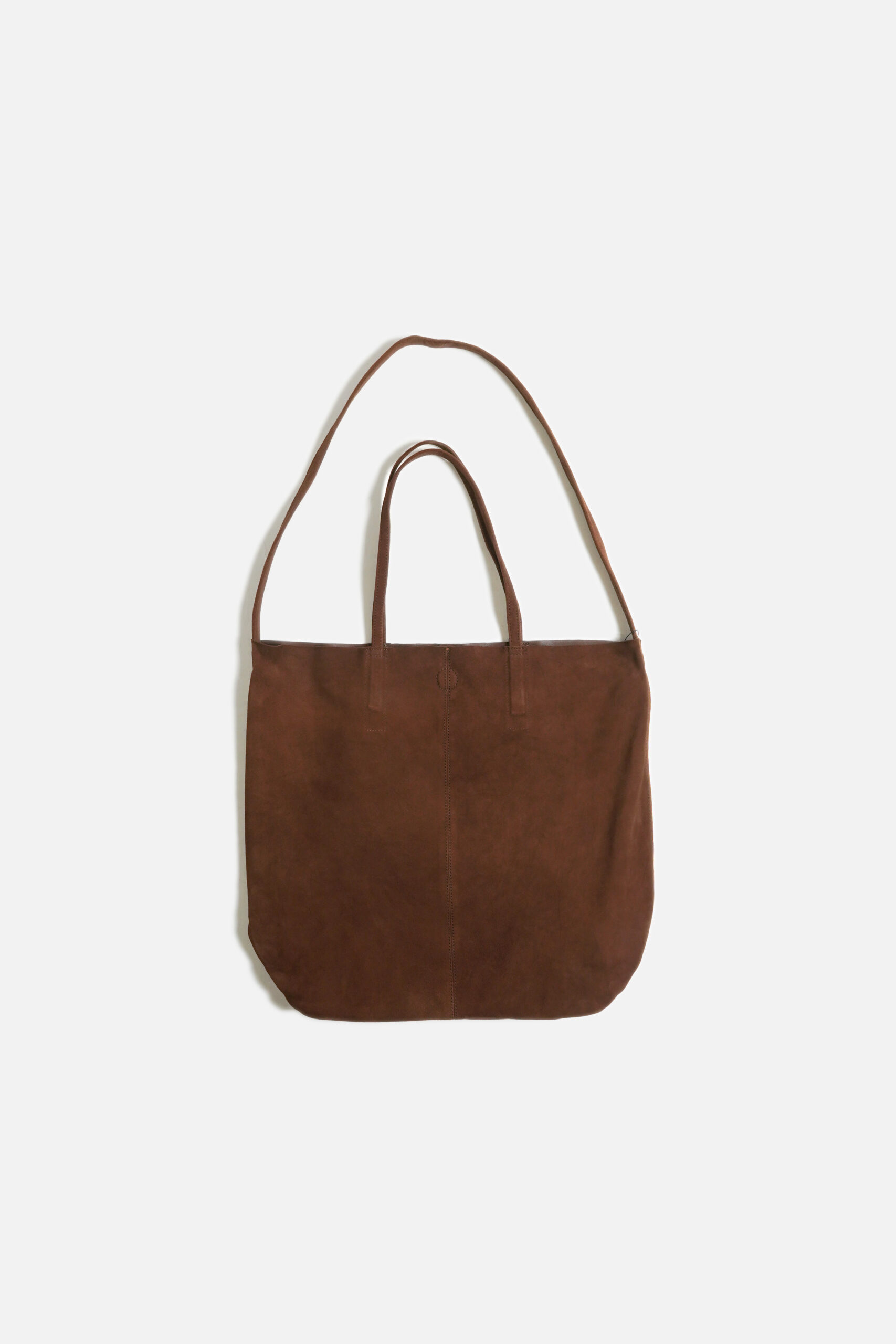 3WAY LARGE TOTE OIL SUEDE COFFEE BROWN