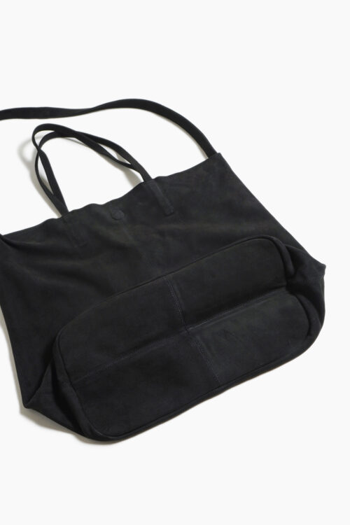 3WAY LARGE TOTE OIL SUEDE CHARCOAL