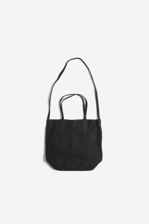 3WAY MEDIUM TOTE OIL SUEDE CHARCOAL