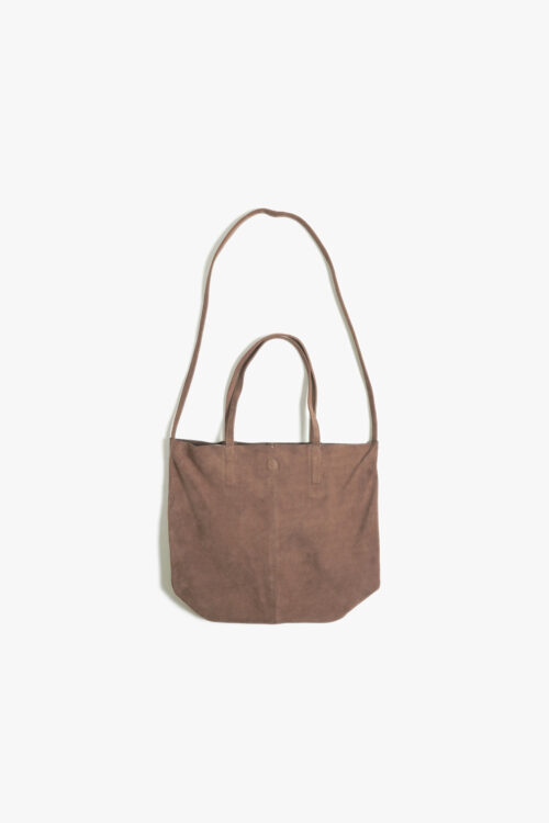 3WAY MEDIUM TOTE OIL SUEDE ELEPHANT