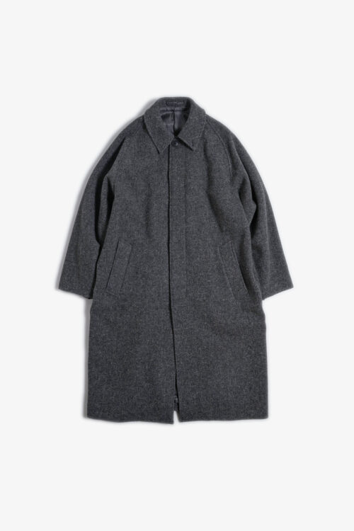 BAL COLLAR COAT CHARCOAL GRAY