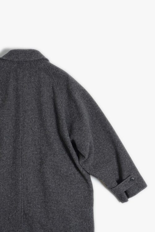 BAL COLLAR COAT CHARCOAL GRAY