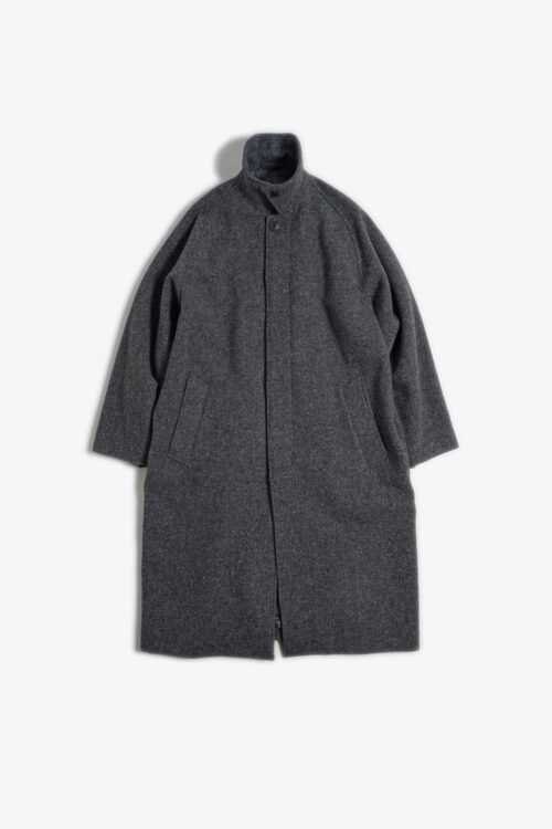 BAL COLLAR COAT CHARCOAL GRAY