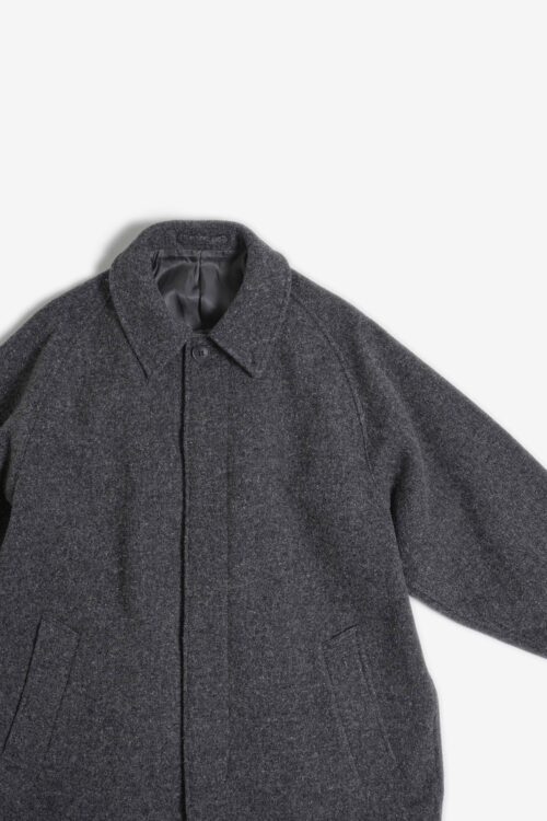 BAL COLLAR COAT CHARCOAL GRAY