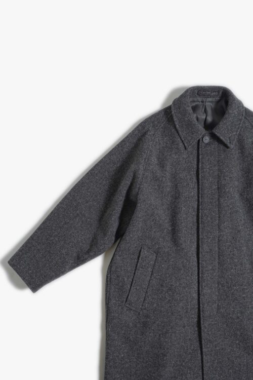BAL COLLAR COAT CHARCOAL GRAY