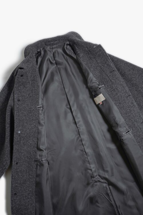 BAL COLLAR COAT CHARCOAL GRAY